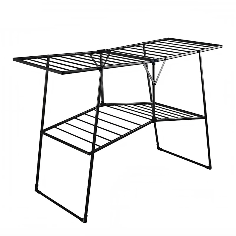 Hills Grand 2 Tier H‑Frame Airer – heavy‑duty drying rack with 27 m drying space