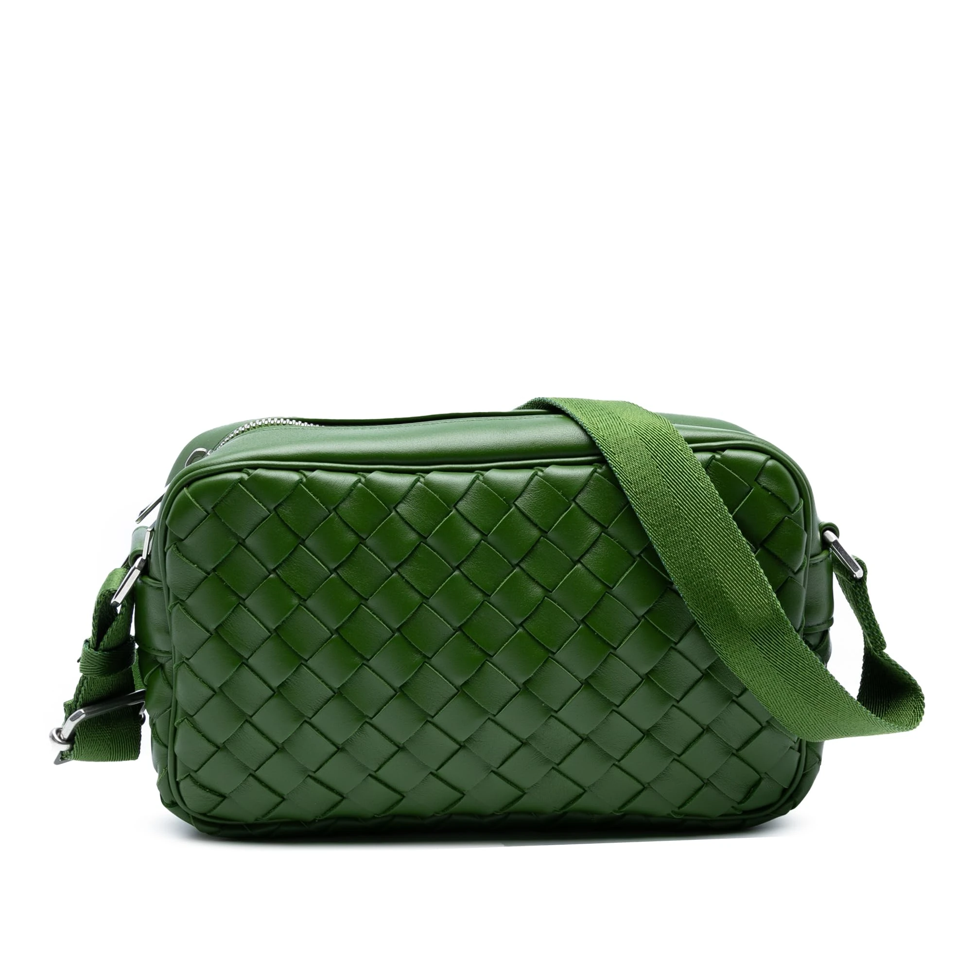 Bottega Veneta Pre-Loved Nappa Intrecciato Crossbody