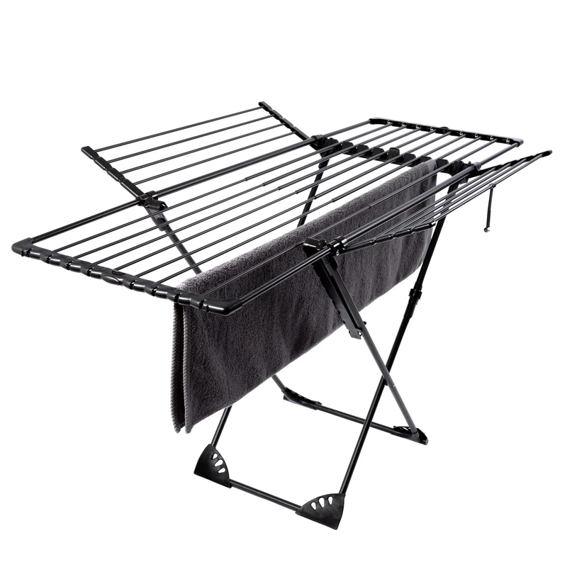Hills Premium Extendable Airer – telescopic drying rack, maximised line length