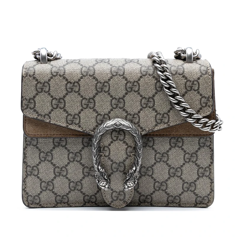Gucci Pre-Loved Small GG Supreme Dionysus Crossbody