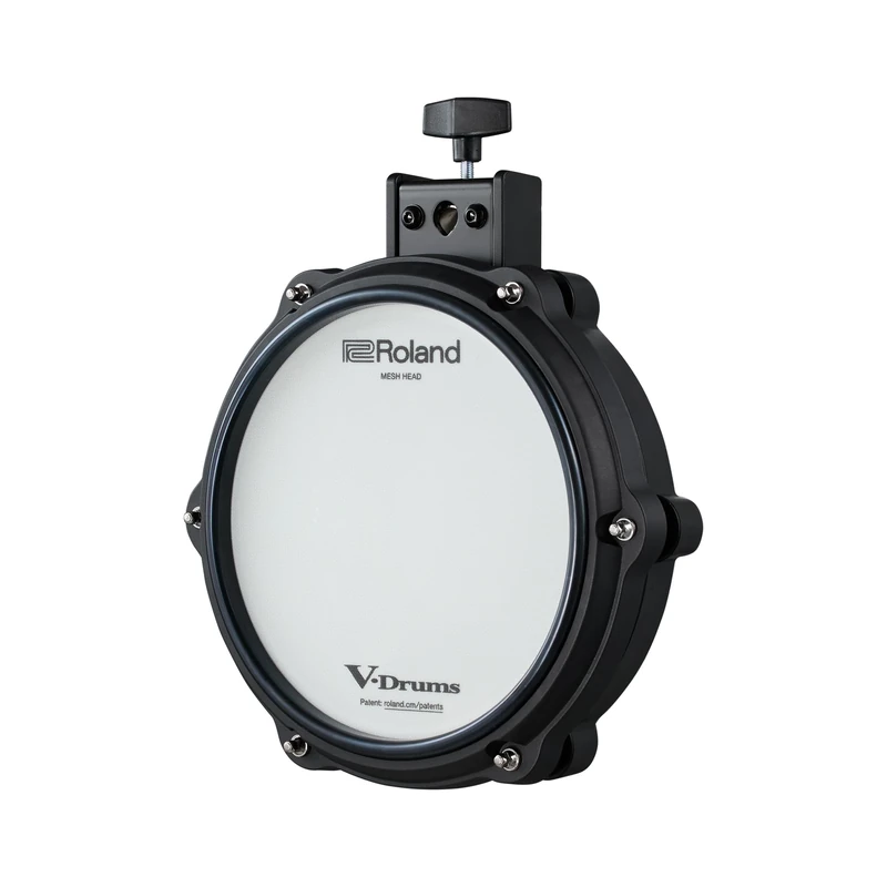 Roland PD-8H V-Pad | 8-inch Dual Zone V-Pad | Flagship-Inspired Feel & Response | Durable & Quiet | Rugged Hoop & Rubber Rim Design | Compatible with a Wide Range of Roland V-Drums