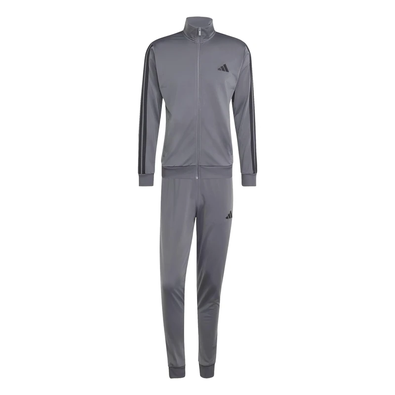 adidas Men's Dayready Track Suit - Grey Five/Black S Tall