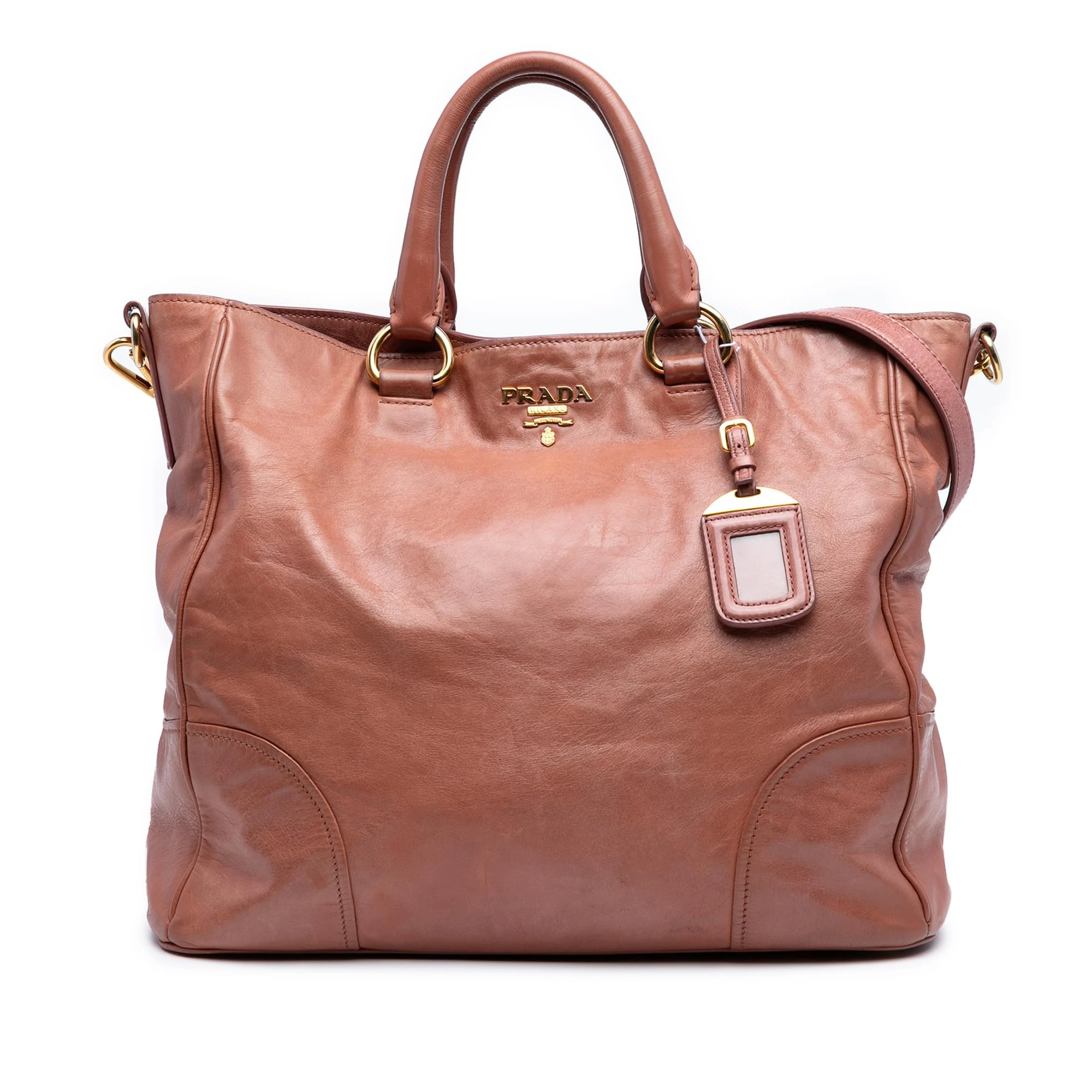 Prada Pre-Loved Vitello Shine Satchel