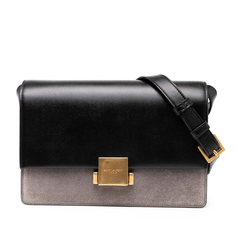 Yves Saint Laurent Pre-Loved Medium Calfskin And Suede Bellechasse Bag Crossbody
