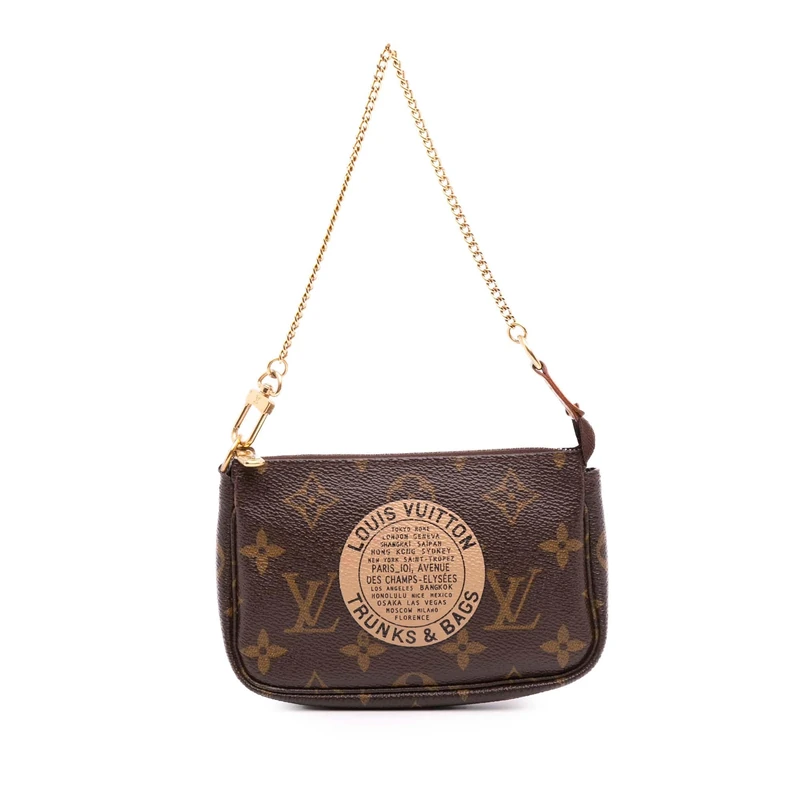 Louis Vuitton Pre-Loved Monogram Trunks And Bags Mini Pochette Accessoires Handbag