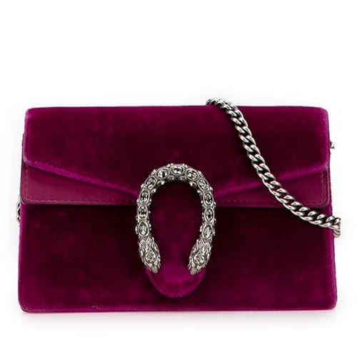 Pre-Loved Mini Velvet Dionysus Crossbody Bag