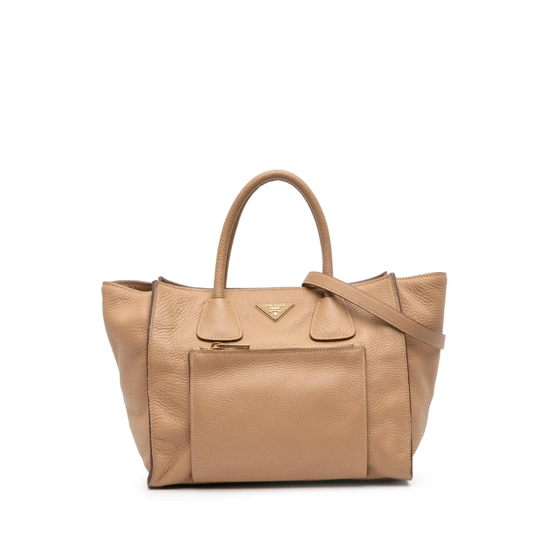 Prada Pre-Loved Vitello Phenix Shopping Tote