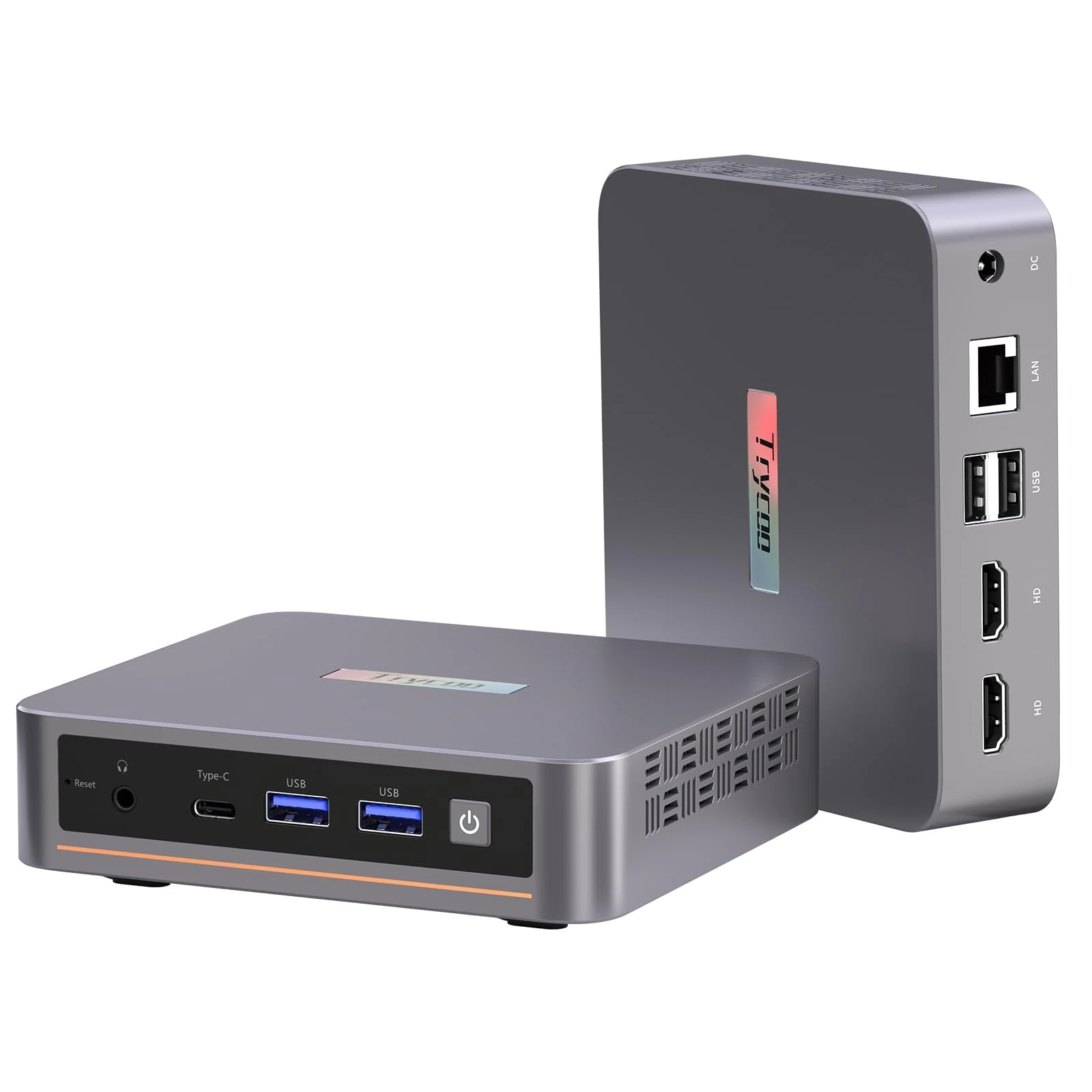 Trycoo Mini PC Computers 13th Twin Lake N150 (Beat N97), 16GB DDR4 512GB SSD, WI6 Desktop Mini Computer with Type-C, Dual HDMI, RJ45 LAN Ethernet, 4K Triple Display, WiFi5, BT4.2