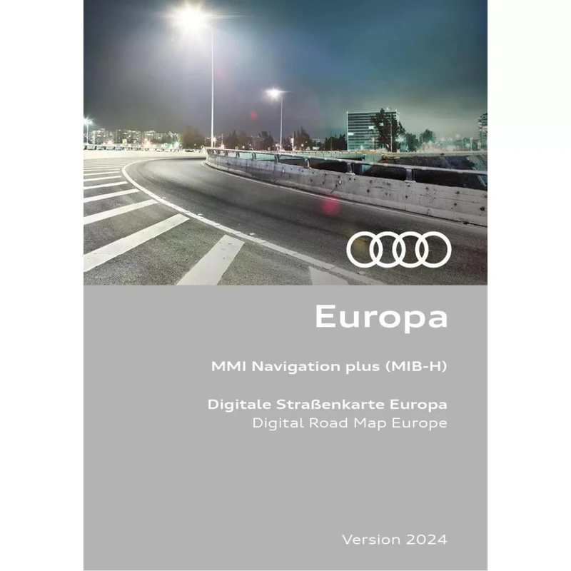 Audi Navigation Update Europe Version 2024 (MIB-H), DVD with Activation Document for MMI Navigation System Plus - Image 1