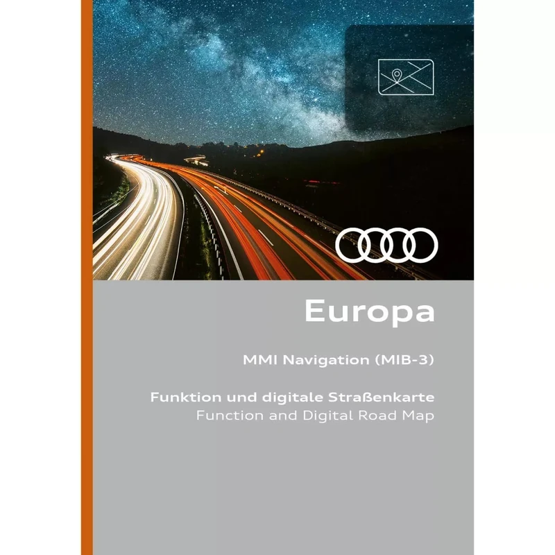 Audi Navigation function and map data retrofitting, for A1, Q2, Q3, with MMI navigation plus preparation, SD card with activation document - Image 1