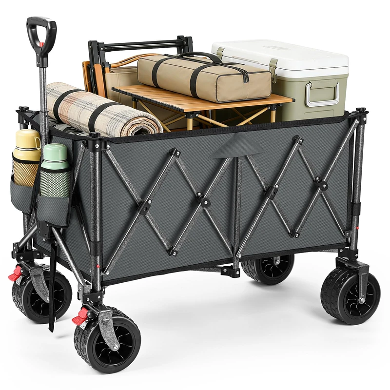 YEAUPE PRO Handcart Foldable, Khaki, 260L & 150kg