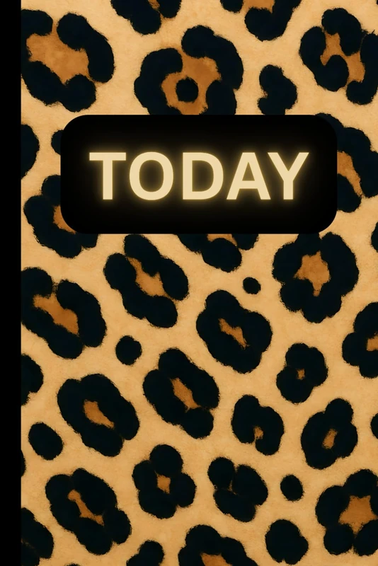 Tagesplaner „TODAY“ Leopardendesign | Wassertracker, Stimmungstracker, Essensplan, To-dos & Prioritäten | Stilvoller Planer für Frauen mit Humor & ... Laune in deinen Alltag – der perfekte Planer