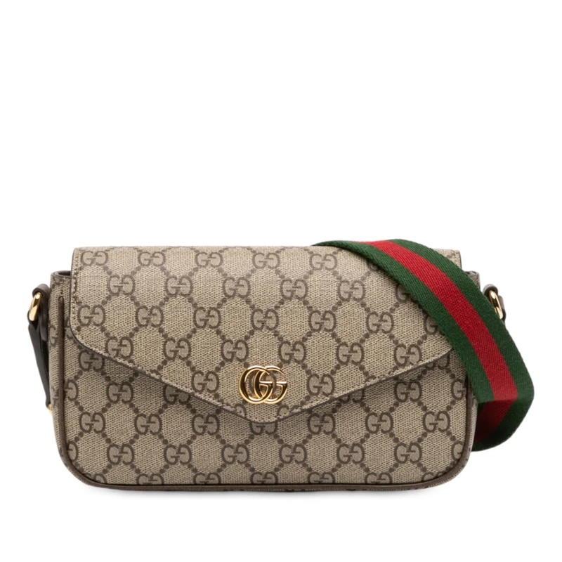 Gucci Pre-Loved GG Supreme Ophidia Pochette Crossbody Bag