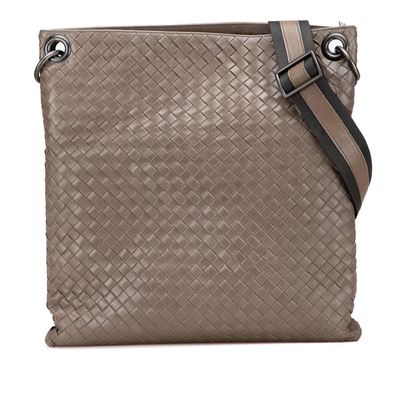 Bottega Veneta Pre-Loved Nappa Intrecciato VN Crossbody Bag