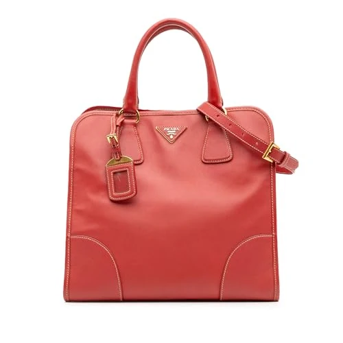 Prada Pre-Loved Saffiano Lux Shopping Tote Handbag