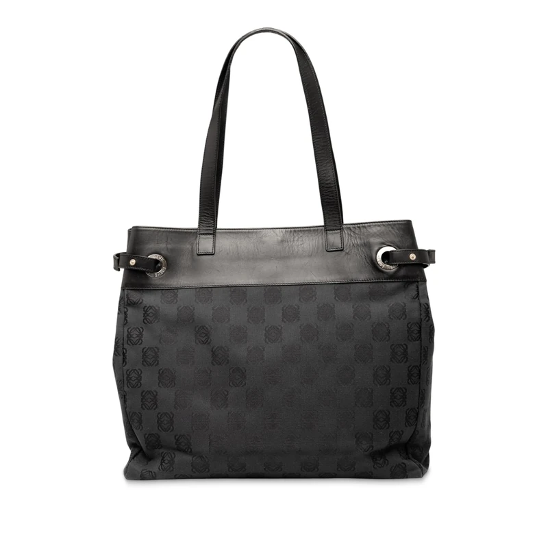 LOEWE Pre-Loved Anagram Canvas Tote Bag