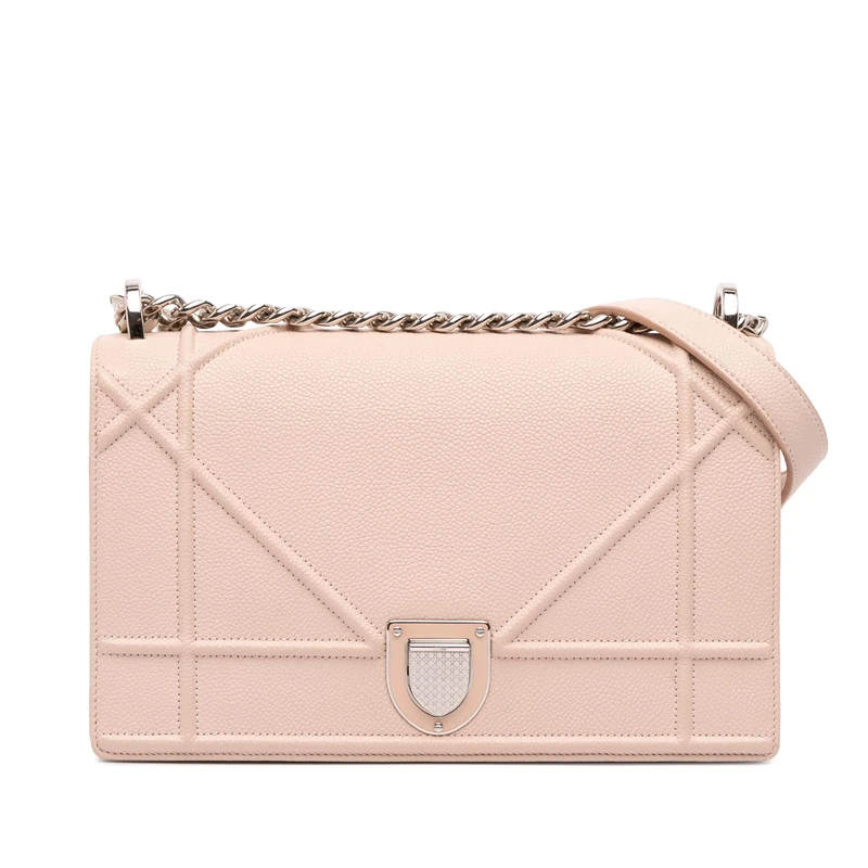 Pre-Loved Medium Grained Calfskin Diorama Flap