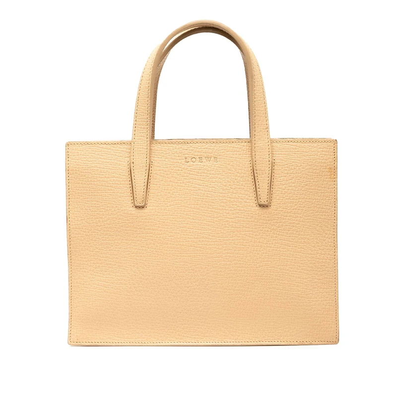 LOEWE Pre-Loved Leather Tote Bag