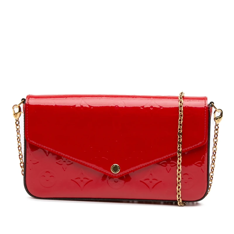 Louis Vuitton Pre-Loved Monogram Vernis Pochette Felicie Crossbody Bag