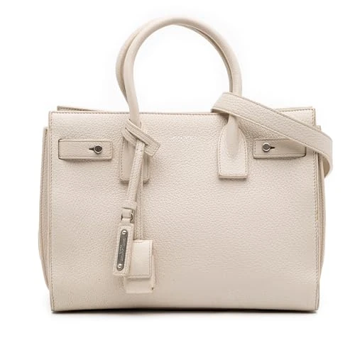 Saint Laurent Pre-Loved Baby Grained Calfskin Sac de Jour Satchel