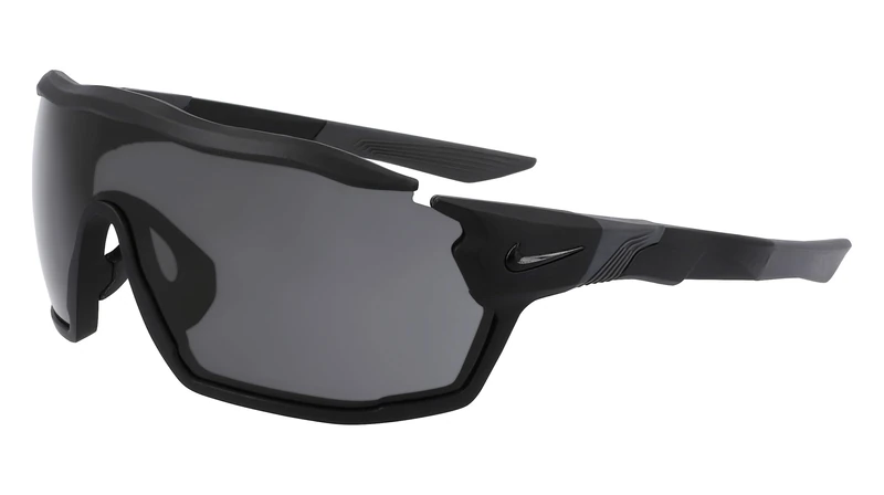 Nike Show X Rush IU4706 Sport Sunglasses Running Cycling Outdoor Performance Sunglasses, Matte Black/Dark Grey, One Size