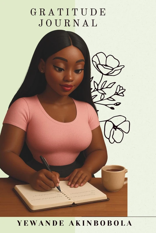 GRATITUDE: The Gratitude Journal by Yewande Akinbobola – A Beautiful Guided Journal for Reflection, Goal Setting & Daily Mindfulness | Elegant Design with Calendar, Goals & Celebration Pages.