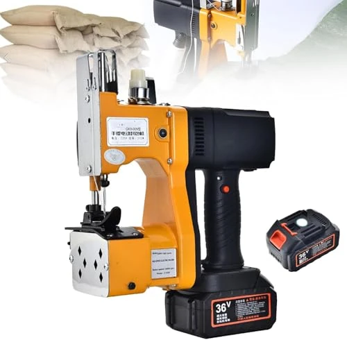 Handheld Sewing Machine with Rechargeable Battery for Bag Sealing and Baling