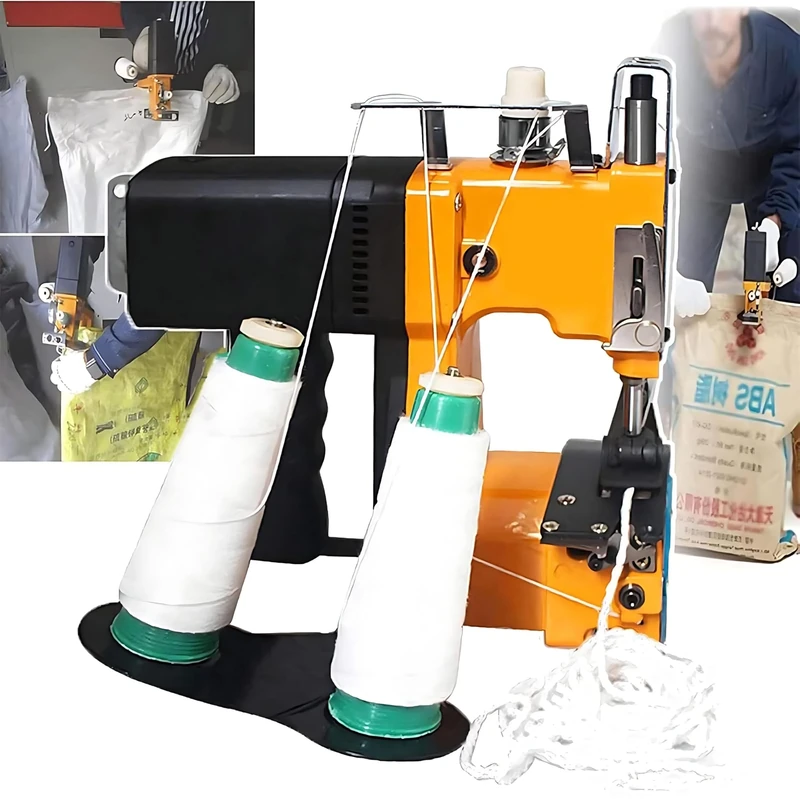 DJXLMN Portable Electric Sewing Machine with Thread for Bag Repair and Sealing