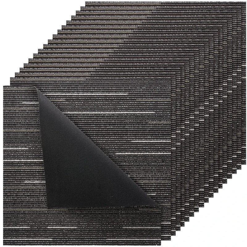 VEVOR Carpet Tiles Reusable 610x610 mm, 24 PCS Modular Carpet Square Rug, Commercial Floor Soft Padded for Seamless Cover 8.9㎡, Easy DIY Replacement for Living Room Bedroom Office Indoor, Gray - Image 1