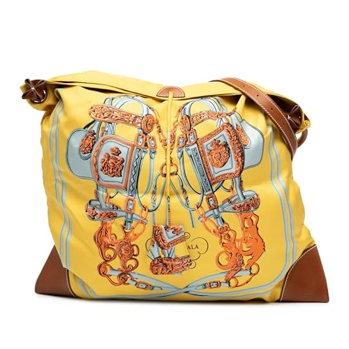 Hermès Pre-Loved Silk And Barenia Brides De Gala Silky City 38 Crossbody Bag