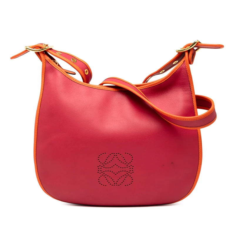 LOEWE Pre-Loved Leather Anagram Sofia Crossbody Bag