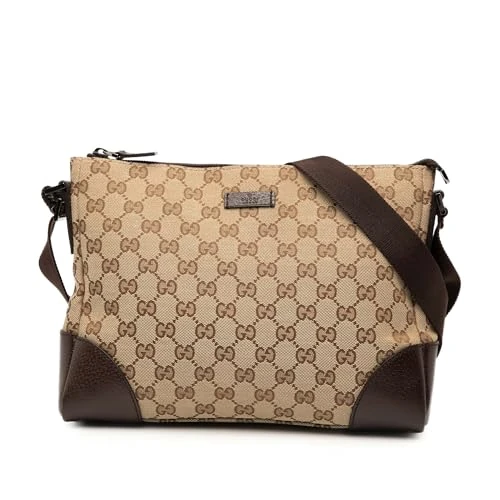 Gucci Pre-Loved GG Canvas Crossbody
