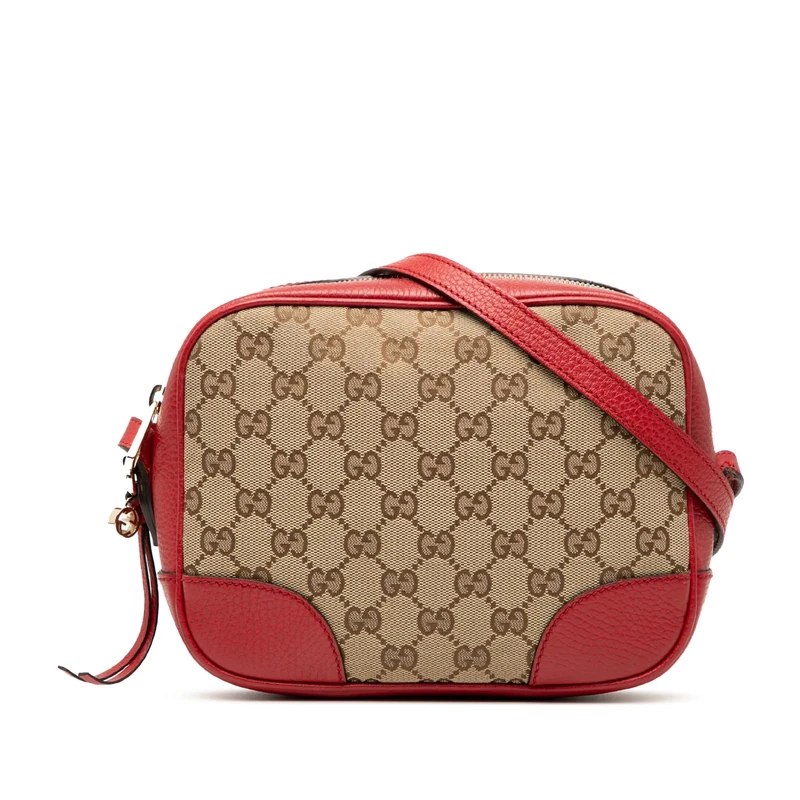Gucci Pre-Loved GG Canvas Bree Crossbody Bag