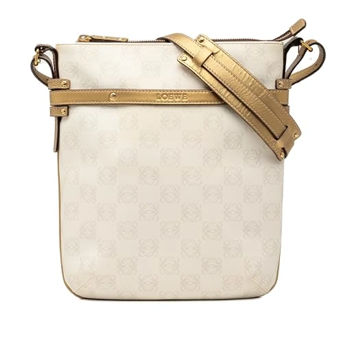LOEWE Pre-Loved Anagram Coated Canvas Crossbody Bag