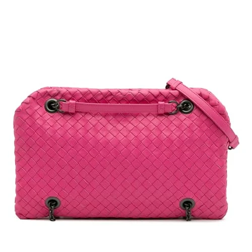 Bottega Veneta Pre-Loved Nappa Intrecciato Duo Shoulder Bag