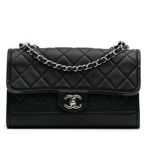 Chanel Pre-Loved CC Quilted Lambskin Single Flap
