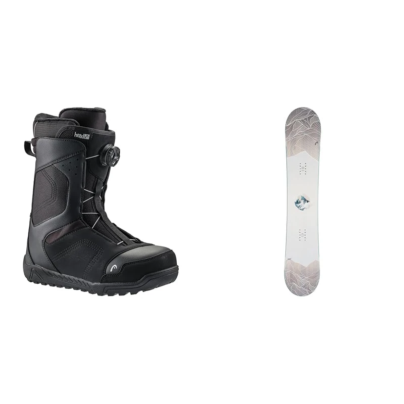 HEAD Rev Boa Coiler Snowboard Boots - Black 245 with 151 Board
