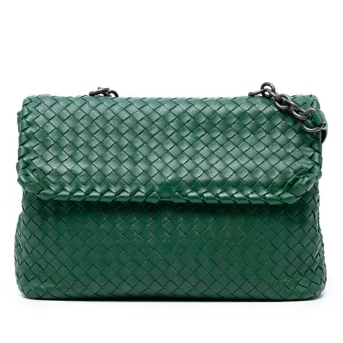 Bottega Veneta Pre-Loved Medium Nappa Intrecciato Olimpia Shoulder Bag