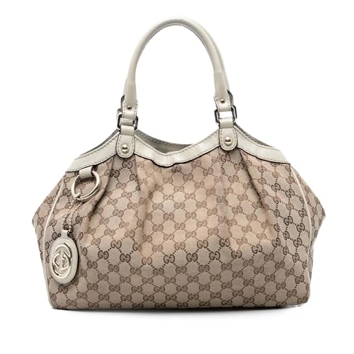 Gucci Pre-Loved Medium GG Canvas Sukey Tote