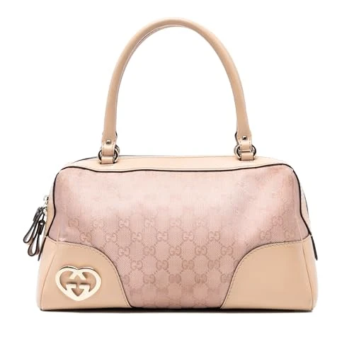 Gucci Pre-Loved GG Canvas Lovely Handbag