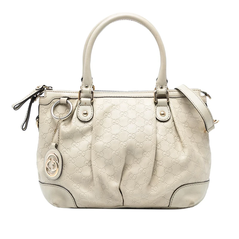 Gucci Pre-Loved Guccissima Sukey Satchel Handbag