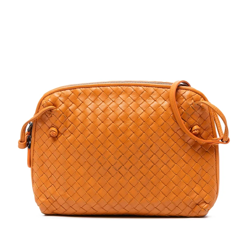 Bottega Veneta Pre-Loved Nappa Intrecciato Nodini Crossbody
