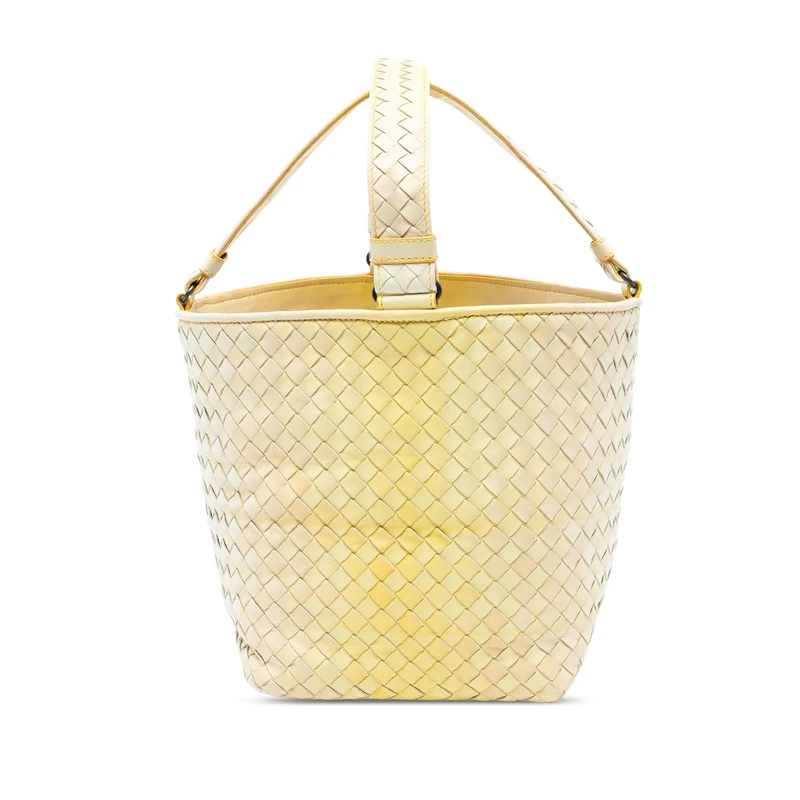Bottega Veneta Pre-Loved Nappa Intrecciato Nuance Bucket Bag