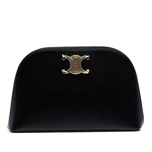Celine Pre-Loved Shiny Calfskin Triomphe Pouch Clutch Bag