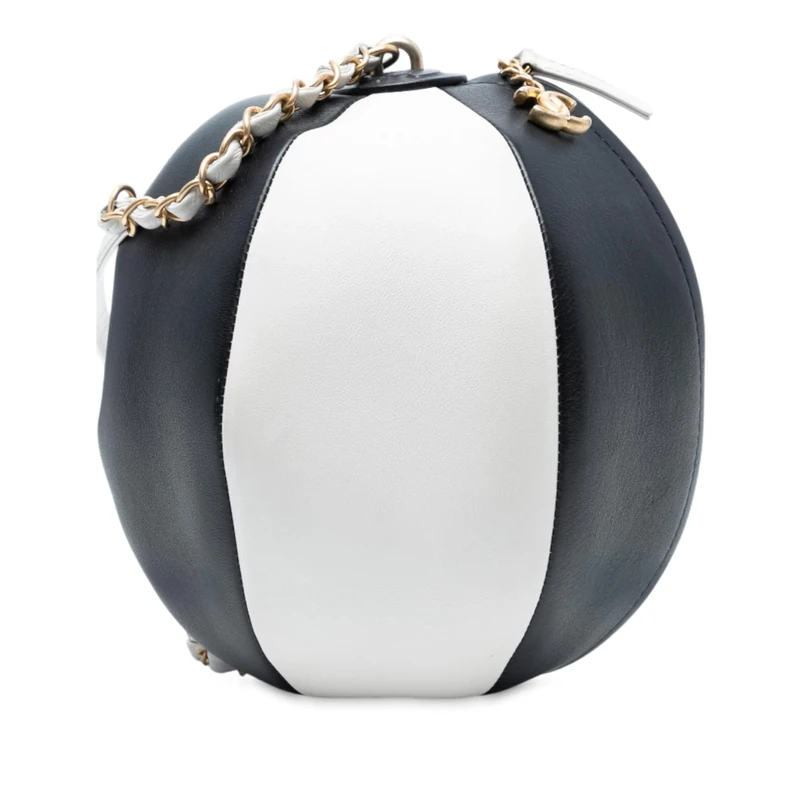 Chanel Pre-Loved Calfskin Coco Beach Ball Bag Shoulder