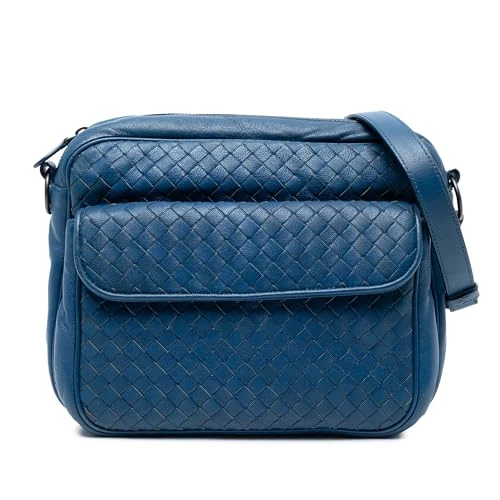 Bottega Veneta Pre-Loved Nappa Intrecciato Front Pocket Messenger Bag