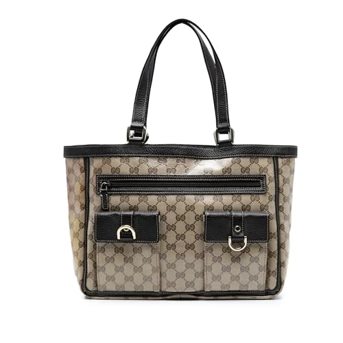 Gucci Pre-Loved GG Crystal Abbey D Ring Tote