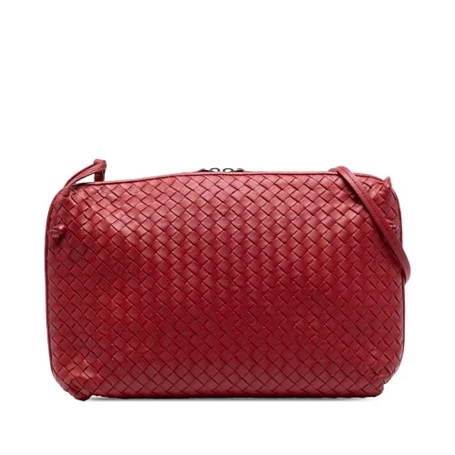 Bottega Veneta Pre-Loved Large Nappa Intrecciato Nodini Crossbody Bag