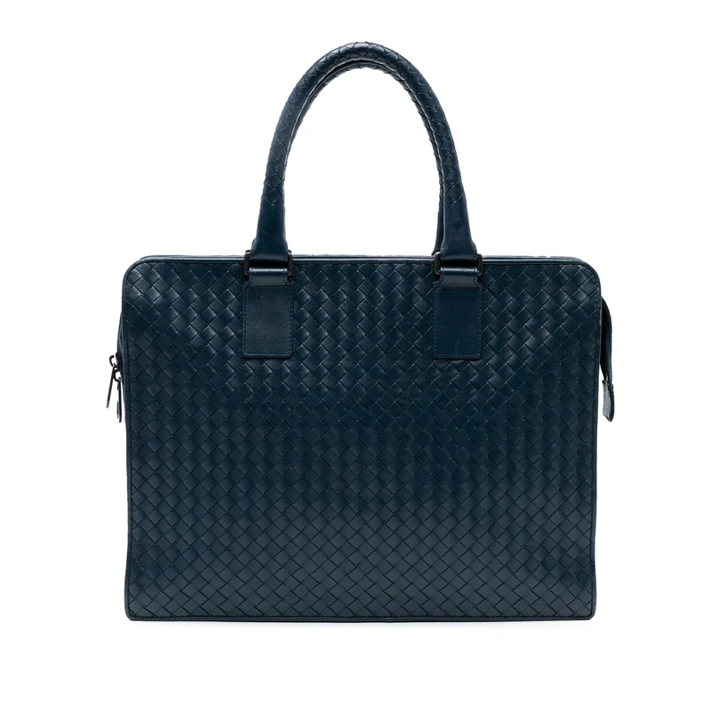 Bottega Veneta Pre-Loved Nappa Intrecciato Business Bag