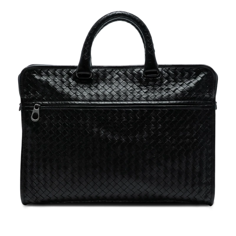 Bottega Veneta Pre-Loved Nappa Intrecciato Business Bag